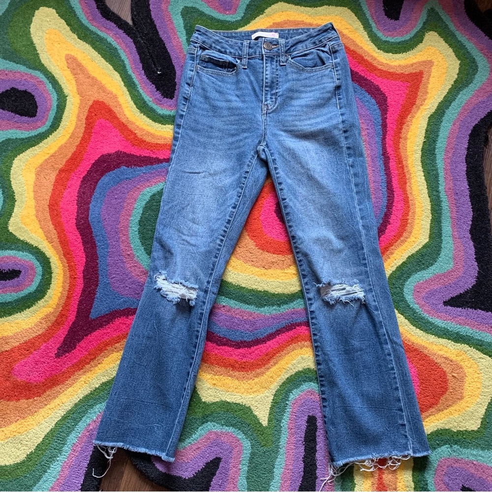 SO High-Rise ‘Kick Cropped’ Jeans